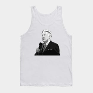 Vin Scully Portrait Illustration Tank Top